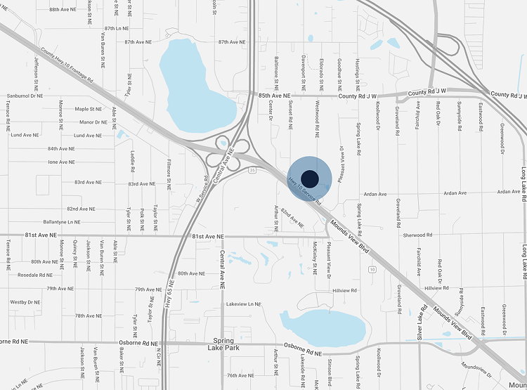 Spring Lake Park Map